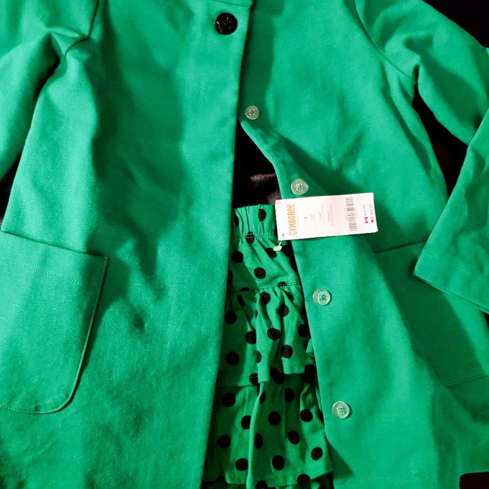 Nwt Gymboree emarald Jacket  coat jacket skirt
